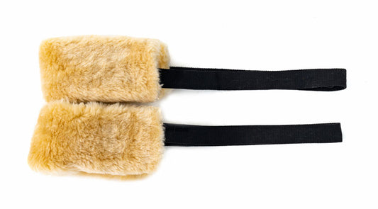 "Fuzy" fur loops with faux fur